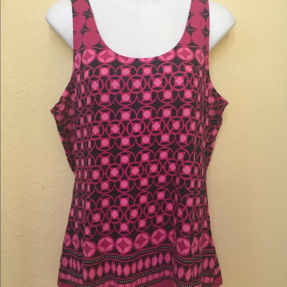 Banana Republic Ladies S geometric tank